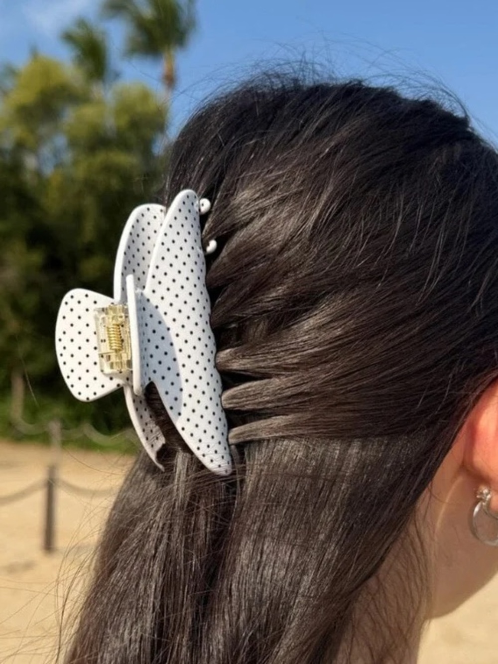 Brandy melville Polka Dot Hair claws clip